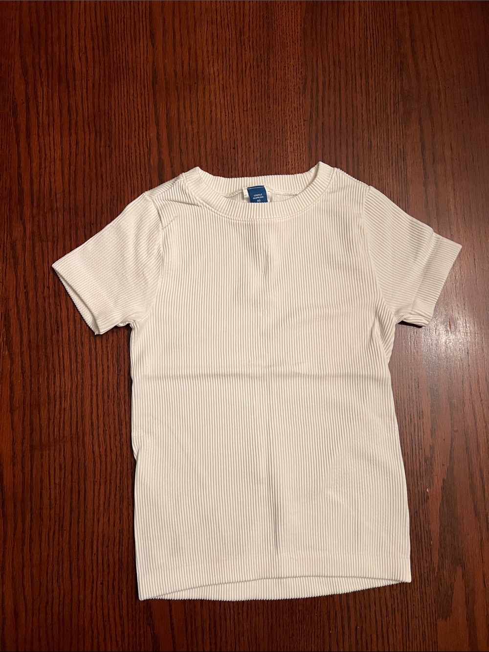 Women’s Ribbed White Top